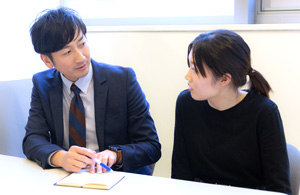 事務課があなたに合った制度を紹介