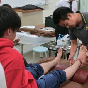 朝日医療専門学校 広島校新着情報「【鍼灸特別講義】スポーツ外傷一般と実技」