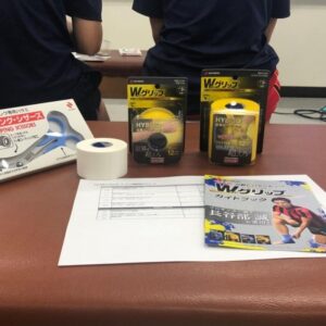 朝日医療専門学校 広島校新着情報「【柔整特別講義】有名アスリートも使用するテーピングについて」