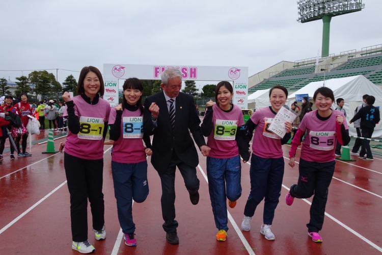 広島陸上競技協会会長　三宅勝次様と