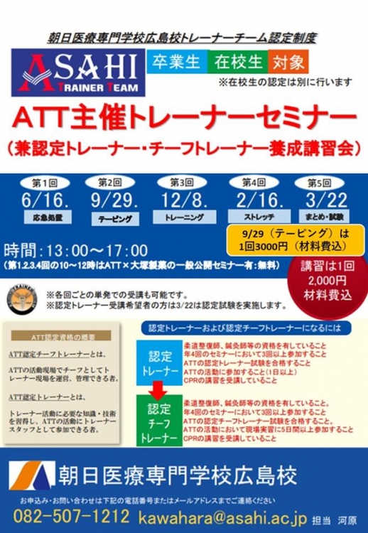 ATT認定トレーナー講習会