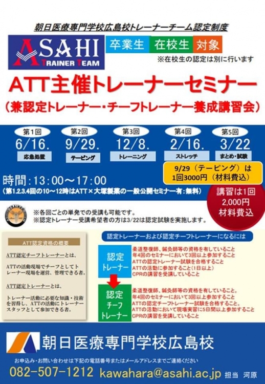 ATT認定トレーナー講習会