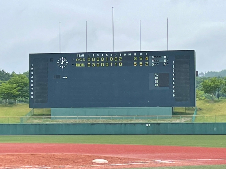 春季大会の結果：対 リハビリテーションカレッジ島根（5-3勝）